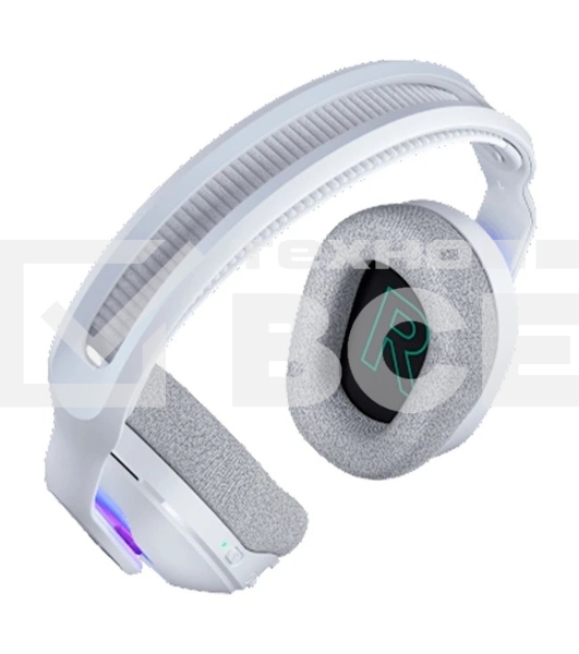 Гарнитура Logitech G522 Lightspeed белый, беспроводная + проводная, Bluetooth 5.3/USB, радиус 30 м, подсветка, съёмный микрофон