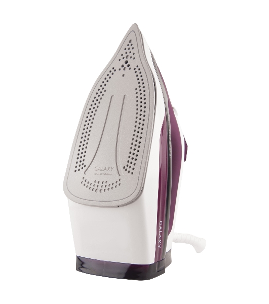 Утюг Galaxy Line GL 6108 бордовый/белый, 2400 Вт, 50 г/мин, 230 г/мин, 500 мл
