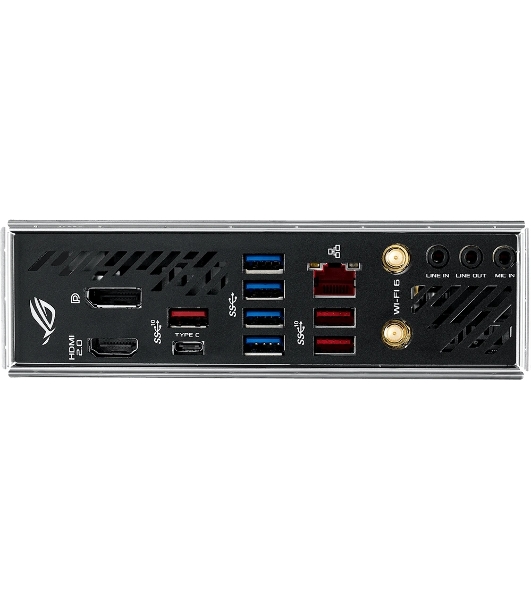 Материнская плата ASUS ROG STRIX X570-I GAMING, AM4, AMD X570, 2xDDR4, 4xSATA, 2xM.2, 1xPCIe 4.0 x16, 1xHDMI, 1xDP, 1x1Gb LAN, Wi-Fi 6, Bluetooth 5.0, 1xUSB-C 10Gbps, 3xUSB-A 10Gbps, 4xUSB-A 5Gbps, 2xUSB-A 2.0, 3x3.5 мм, 7.1, ITX