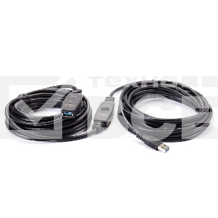 Кабель-адаптер USB3.0-repeater Aopen, удлинительный активный <Am-->Af> 10м
