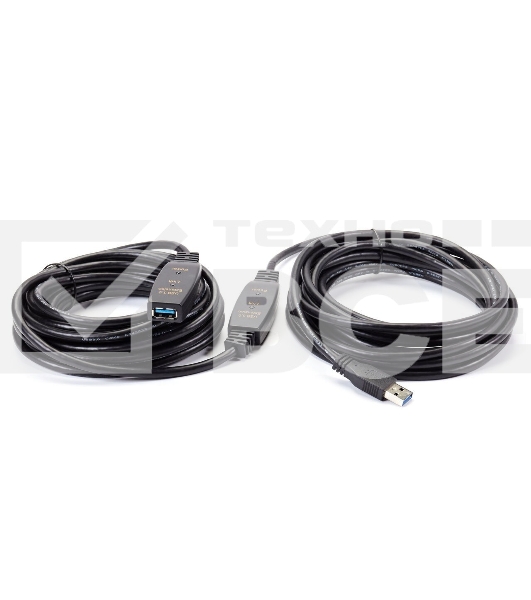 Кабель-адаптер USB3.0-repeater Aopen, удлинительный активный <Am-->Af> 10м