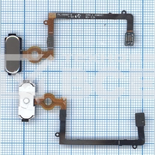 Кнопка HOME в сборе с механизмом и шлейфом для Samsung Galaxy S6 Edge SM-G925F, золотая