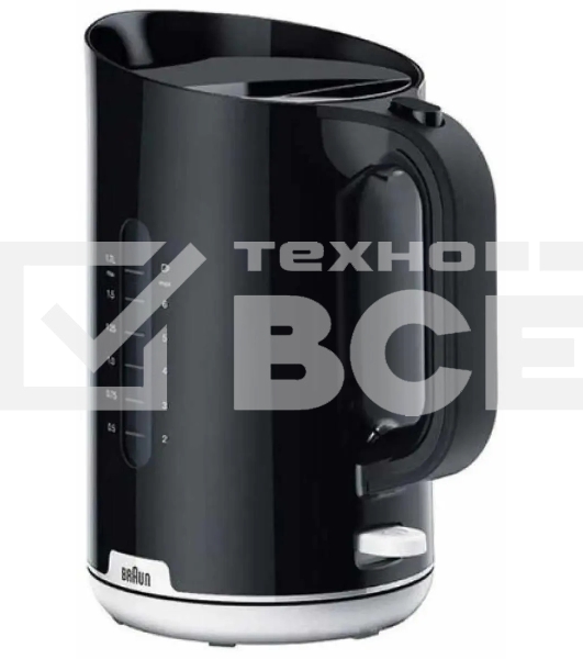 Чайник электрический Braun WK1100BK 1.7л. 2200Вт черный (корпус: пластик)