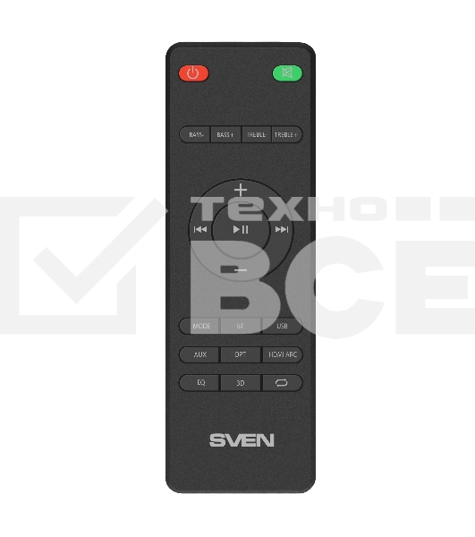 Саундбар Sven SB-2200D черный (2 x 60W, Bluetooth сабвуфер 180W, пульт ДУ, LED-дисплей, HDMI, USB)