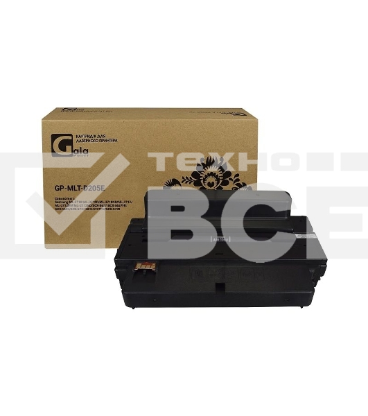 Картридж GalaPrint GP-MLT-D205E чёрный (10000 стр) для Samsung ML-3312ND/3710D/3710ND/3712ND/3712DW/SCX-4833HD/5637FR/5637HR/5639FR/5737FW/5739FW