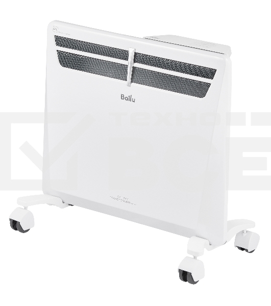 Комплект Ballu Transformer с блоком управления и шасси BEC/EVU-1000-4I белый, 1000 Вт, 15 м2, дисплей, термостат, WiFi