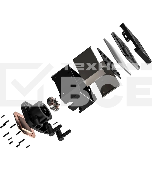 Система водяного охлаждения ID-Cooling DX360 Max черный 120мм алюминий+медь 2150rpm 32.5db 4-pin 350W