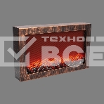 Светодиодный камин Neon-night Ретро с эффектом живого огня 60,3х11х36,8см, работает от батареек 3хС (в комплект не входят) или от USB (в комплекте), бронзовый, фото4