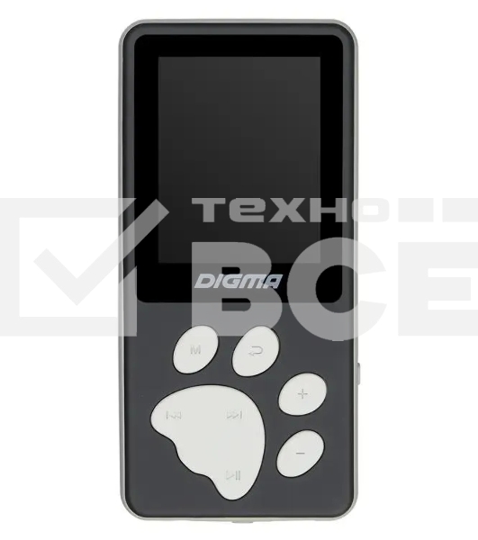 Плеер Hi-Fi Flash Digma S4 8Gb черный/серый/1.8