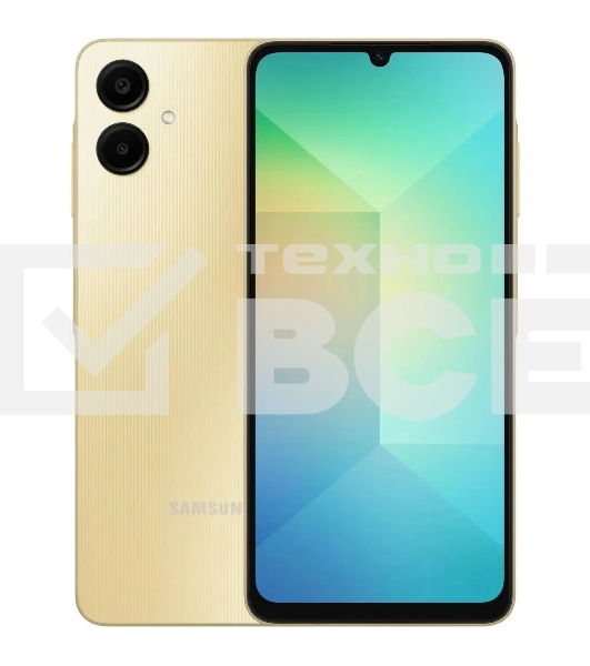 Смартфон Samsung Galaxy A06, 4/128Gb, золотистый