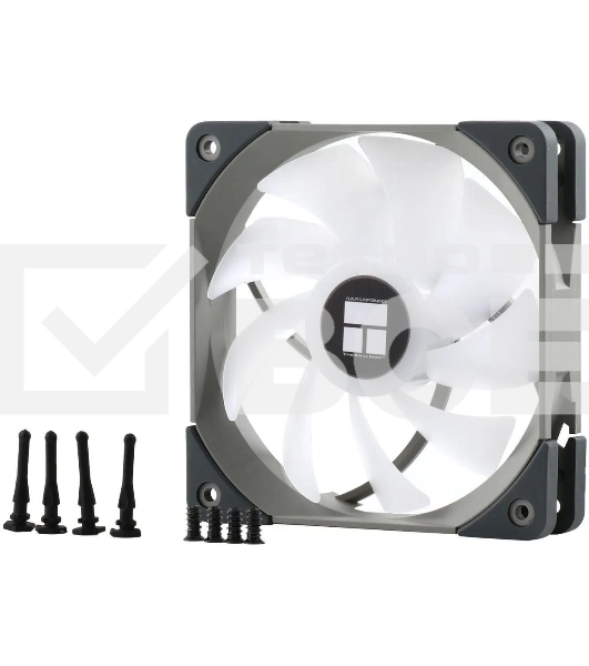 Вентилятор для корпуса Thermalright TL-C12S черный, 120 мм, 1500 об/мин, 25.6 дБ, 4 pin