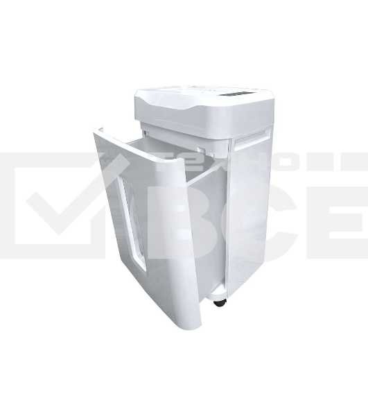 Шредер Office Kit S210N 3,9x38 белый (секр.P-4) фрагменты 16лист. 35лтр. скрепки скобы пл.карты CD