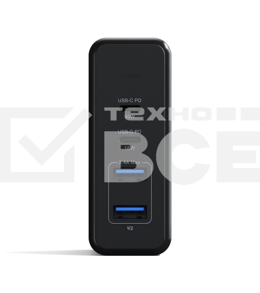 Сетевое зарядное устройство Satechi ST-TC108WM 108W Pro Type-C PD. серый космос