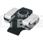 Вафельница SA-7405TR 1000Вт нерж 