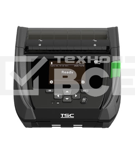 Принтер этикеток мобильный TSC ALPHA-40L прямая термопечать, 203 dpi, 127 мм/сек, Bluetooth, USB, чёрный