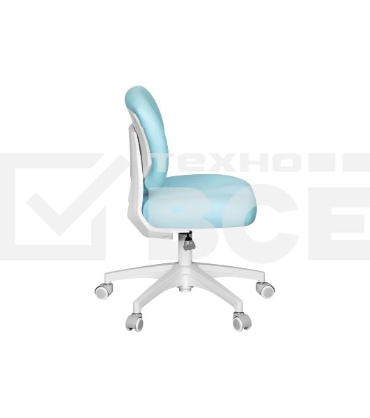 Кресло детское Cactus CS-CHR-3594BL голубой, крестов. пластик белый