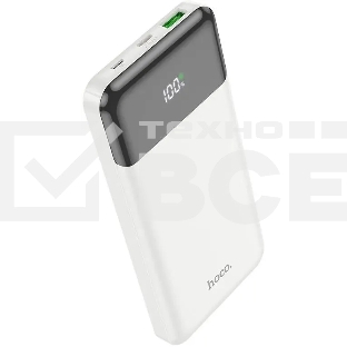 Портативный аккумулятор Hoco J102 Cool figure 10000mAh QC3.0/PD3.0 20W 3A USB-A/USB-C белый (J102 COOL FIGURE WHITE)