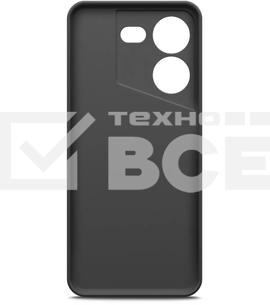 Чехол (клип-кейс) BoraSCO для Tecno Pova Neo 3 Silicone Case черный (72058)