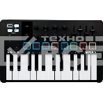 Клавиатура MIDI [231502] Arturia [MiniLAB 3 Black Edition] 25 клавиш, 8 энкодеров, 8 RGB пэдов, 8 фейдеров, дисплей, сенсорные регуляторы Pitch/Modulation, MIDI-выход, 1/4