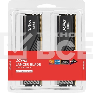 Оперативная память XPG Lancer Blade, DDR5, 32GB (2x16GB), 6000MHz, CL34, DIMM, с радиаторами, RGB, черный