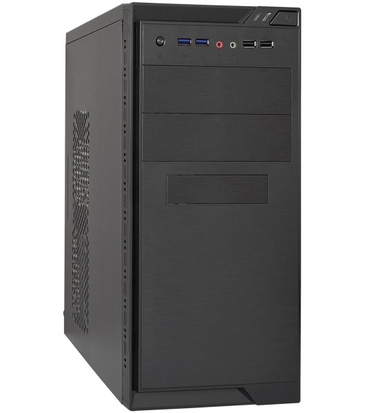 Компьютерный корпус Minitower ExeGate MA-372UX-UNS450 (mATX, БП UNS450 с вент. 12см, 2хUSB+2хUSB3.0, аудио, черный)