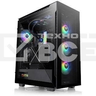 Компьютерный корпус Thermaltake Divider 500 TG ARGb CA-1T4-00M1WN-01 Black/Win/SPCC/Tempered Glass*4/120мм ARGb Fan*3/120мм Standard Fan*1 (527880)