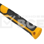 Киянка резиновая Denzel 680 г, черно-белая, фибергласовая рукоятка c TPR покрытием, фото5