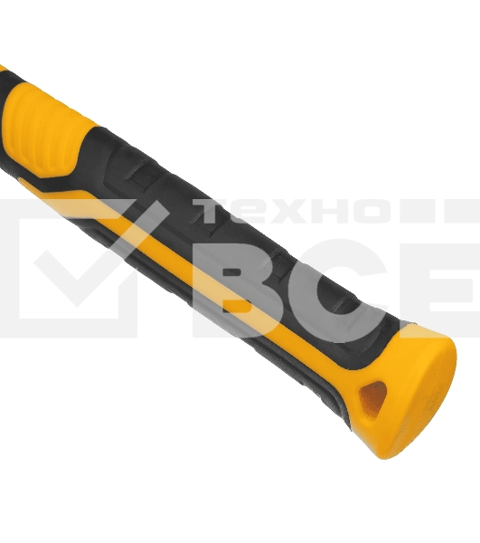 Киянка резиновая Denzel 680 г, черно-белая, фибергласовая рукоятка c TPR покрытием