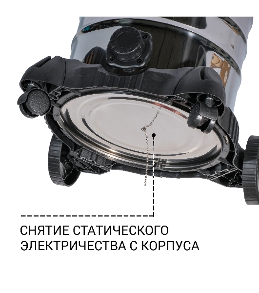 Строительный пылесос Bort BSS-1230-Duo 1200Вт (уборка: сухая/влажная) синий