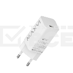 Сетевое зарядное устройство Maxvi A481GN mini 65W, USB-C, белый, фото 1