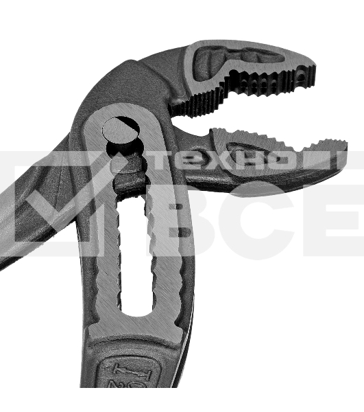 Клещи переставные Denzel трехкомпонентные рукоятки 240 мм