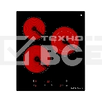 Варочная поверхность Kuppersberg, Hi-Light, High-Tech, 45 см, сенсорное управление, прямые края, таймер, автоматическое отключение, индикация остаточного тепла, цвет черный, фото2