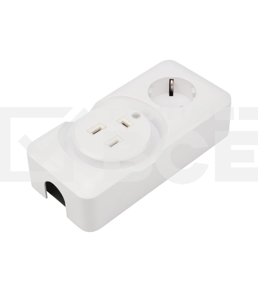 Розетка РШ/Евро Rexant двойная для электрической плиты 32 А/16 A, 250 В, 2Р+РЕ (ОУ) белая