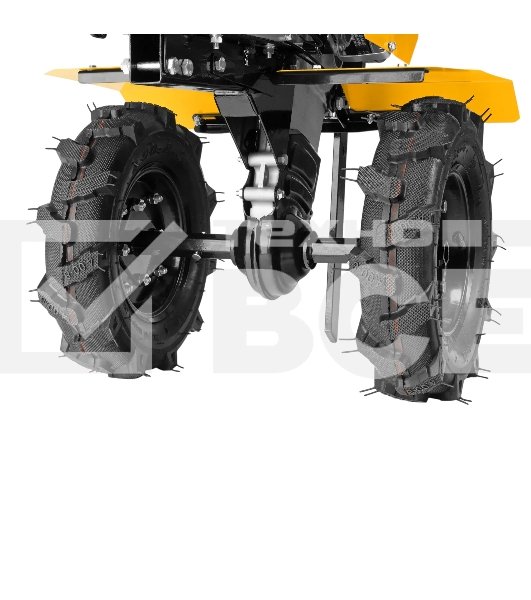 Мотоблок Denzel DPT-170 7 л.с., ремен.сцеп, шир 85 см, глуб 35 см, фрез 3х3, ШОМ, скор 2В/1Н, кол 8'