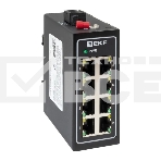 Коммутатор неуправляемый промышленный U-8T 8 портов 10/100Base-T(X) RJ45 монтаж на DIN-рейку TSX EKF TSX-U-8T, фото9