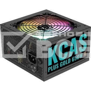 Блок питания Aerocool/Formula KCAS PLUS 650G, Gold 650Вт, 80 PLUS Gold, 120мм, черный