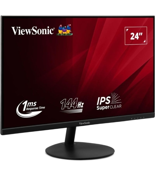 Монитор ViewSonic 23.8' VA24E2-H черный IPS LED 1ms 16:9 HDMI матовая 250cd 178гр/178гр 1920x1080 144Hz VGA FHD 2.7кг
