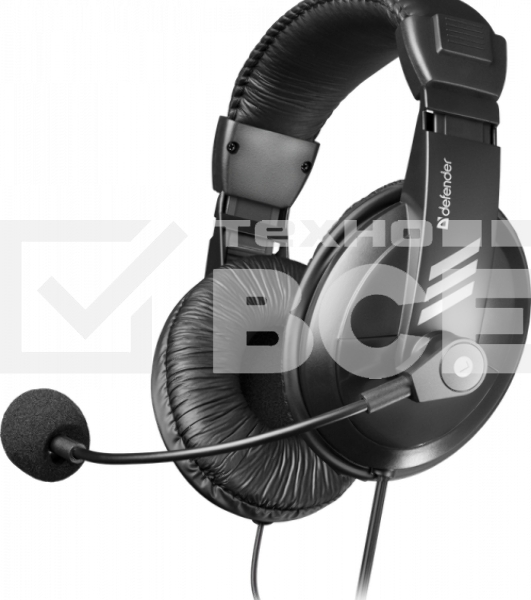 Наушники Defender Gryphon 750 черный, кабель 2 м