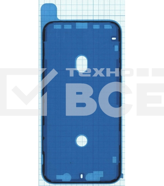 Водозащитная прокладка (проклейка) для iPhone XR, черная