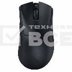 Мышь беспроводная/проводная Razer DeathAdder V3 HyperSpeed черный, 6400 dpi, радиоканал, USB, кнопки - 6, фото 1