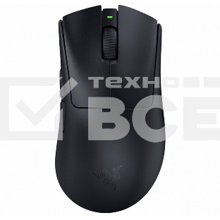 Мышь беспроводная/проводная Razer DeathAdder V3 HyperSpeed черный, 6400 dpi, радиоканал, USB, кнопки - 6