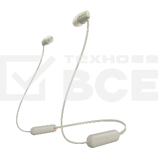 Наушники Sony WI-C100  бежевый