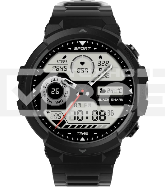 Смарт-часы Black Shark BS-W2402 (GS3 Sport) AMOLED корп.черный рем.черный (1746932)