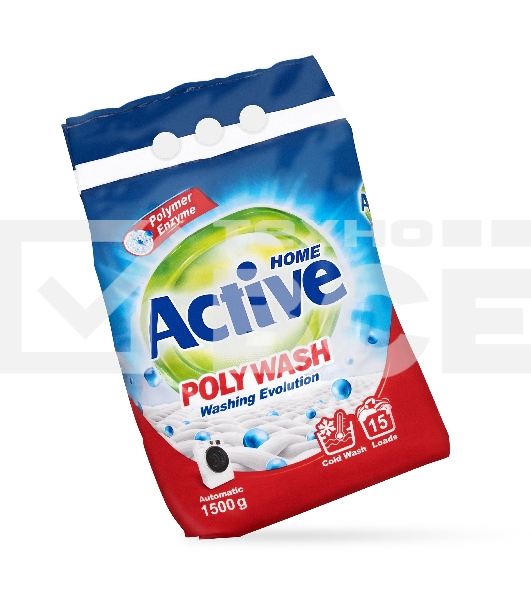 Стиральный порошок автомат ACTIVE Poly Wash, 1.5 кг (511701037)