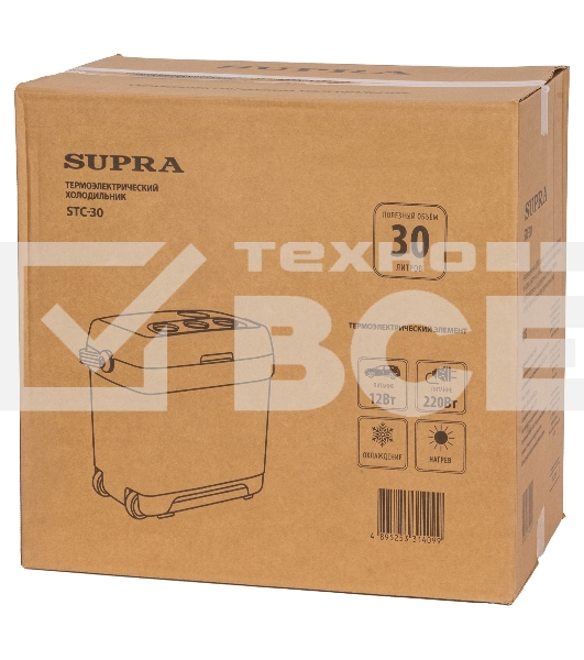 Портативный термохолодильник SUPRA STC-30