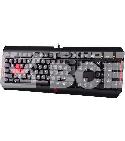 Клавиатура проводная A4Tech Bloody Q100 USB черный