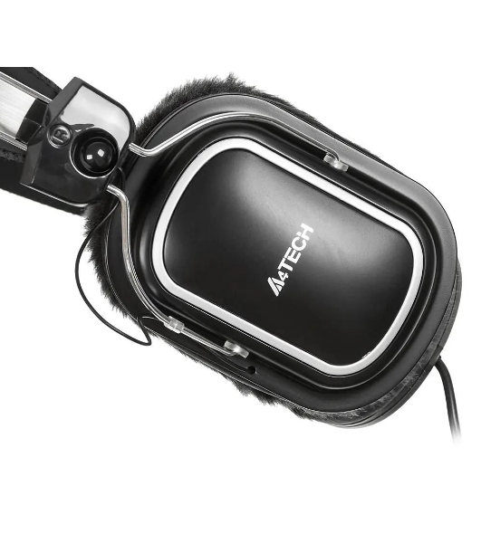 Гарнитура A4Tech HS-60 чёрный, проводная, 3.5 мм