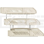 Лоток горизонтальный Deli E9209 для бумаг 268х336х118мм ассорти, фото3