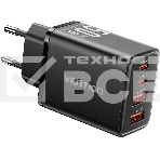 Сетевое зарядное устройство Vention на 4 порта GaN 50W USB (C+C+A+A) Черный, фото3