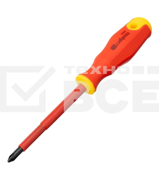 Набор отверток Сибртех диэлектрических до 1000в тестер crv двухкомпонентные рукоятки (7 шт.)